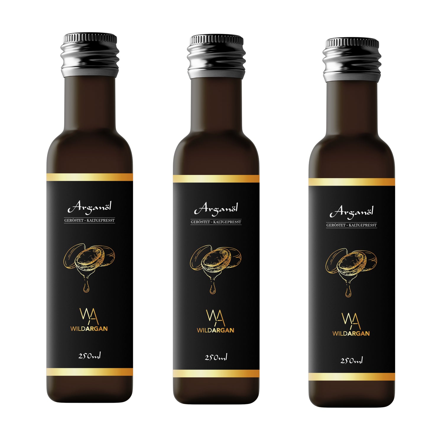 Gourmet Arganöl aus gerösteten Nüssen (250ml)