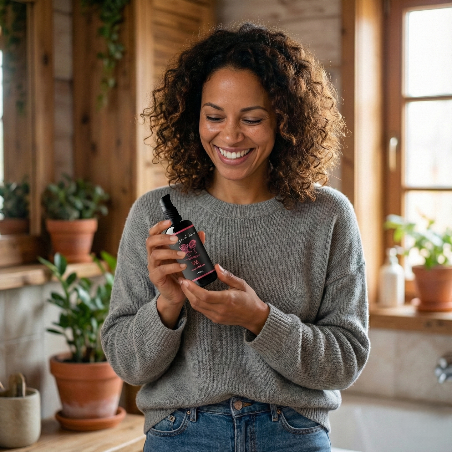 Argan oil with essential rose oil 100ml