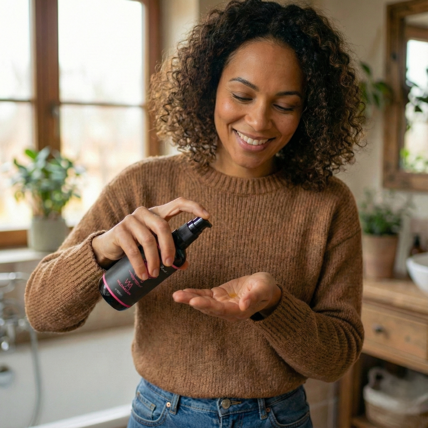 Argan oil with essential rose oil 100ml